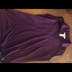 Maroon collard shirt